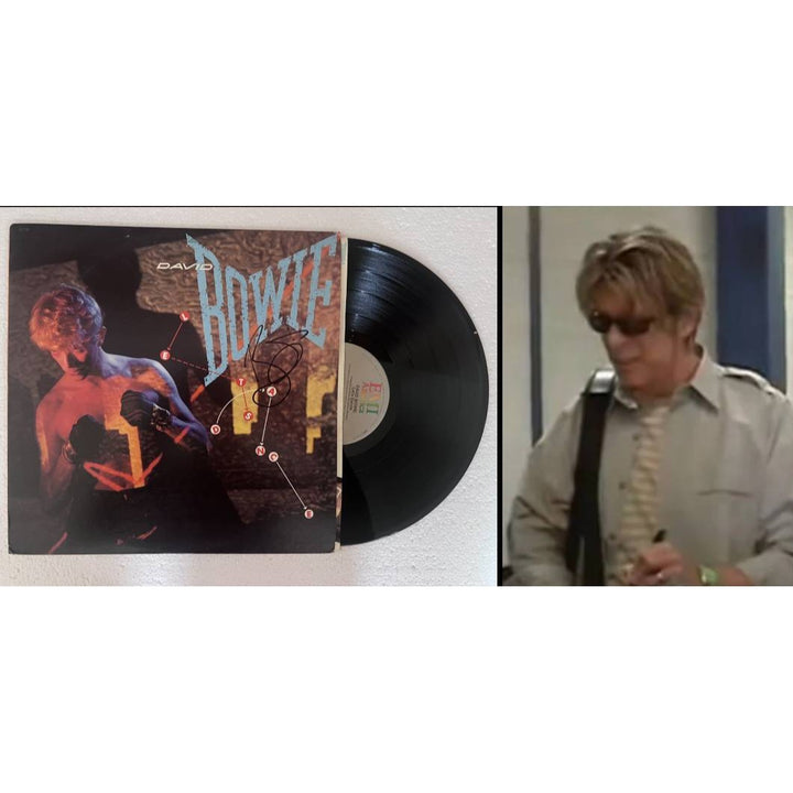 David Bowie Lets Dance original lp signed with proof