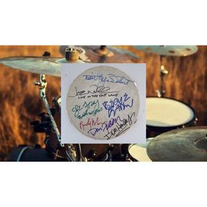 the Eagles Glenn Frey Don Henley Don Felder Bernie Laden Randy Meisner Timothy B Schmidt 10 inch tambourine sign with proof