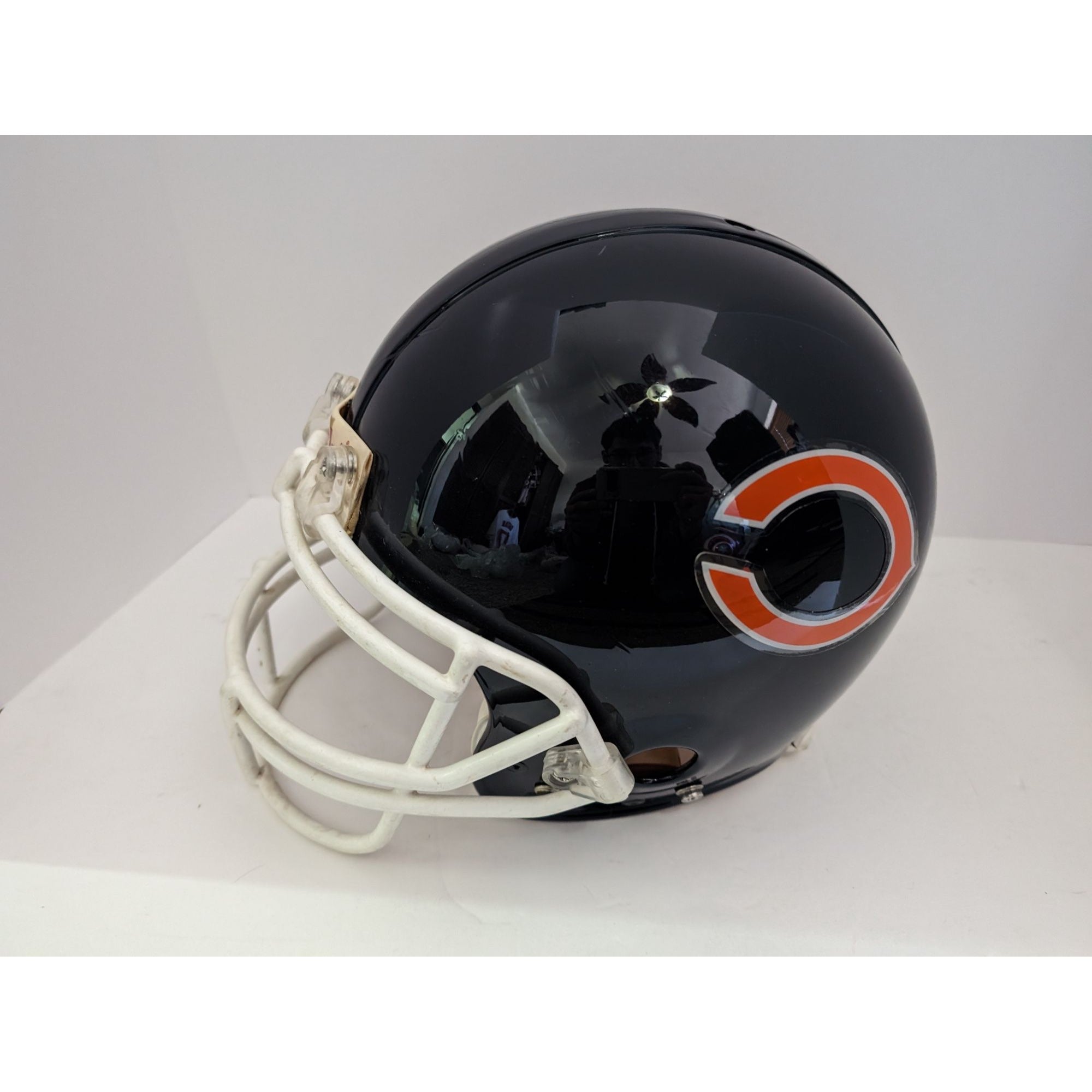 Walter Payton Chicago Bears Riddell pro model helmet signed sweetness and included his all time yards rushing One of a Kind piece