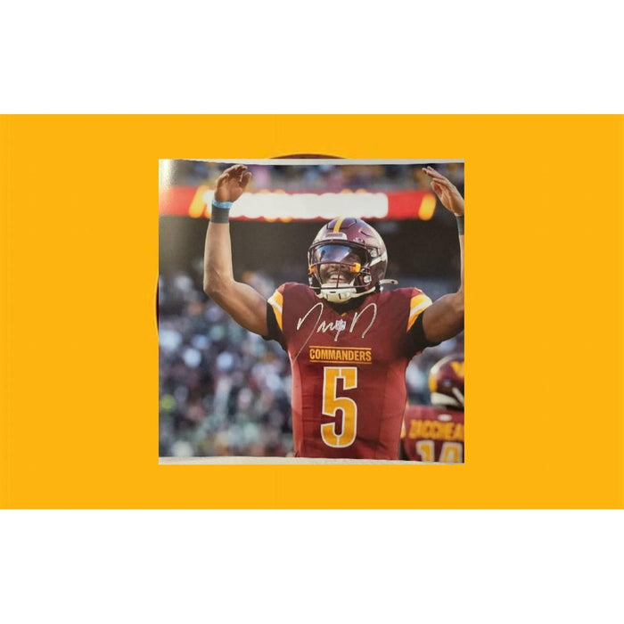 Jayden Daniels Washington Commanders 16x20 photo signed with proof