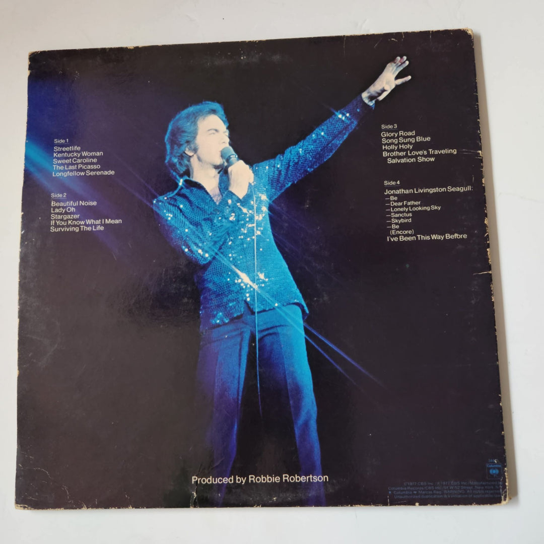 Neil Diamond Love at the Greek LP signed with proof