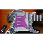 Load image into Gallery viewer, Dolly Parton and Kenny Rogers Fender Stratocaster electric guitar pickguard signed with proof
