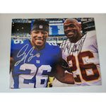 Load image into Gallery viewer, Adrian Peterson Saquon Barkley 8x10 photo signed

