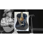 Load image into Gallery viewer, Garth Brooks Huntington full size acoustic guitar signed and inscribed with proof
