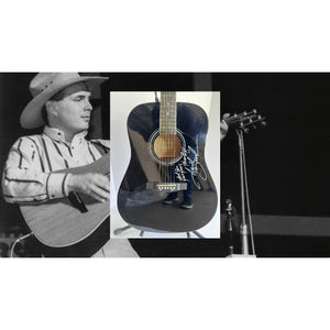 Garth Brooks Huntington full size acoustic guitar signed and inscribed with proof