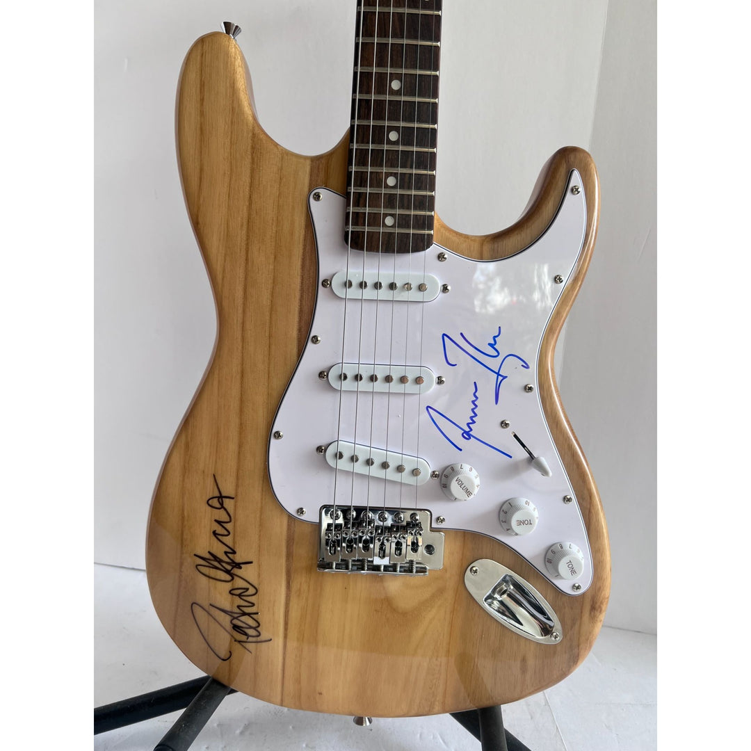 James Taylor and Peter Frampton Huntington full size electric guitar signed with proof