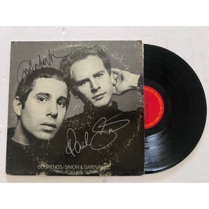 Paul Simon and Art Garfunkel Bookends original lp signed with proof