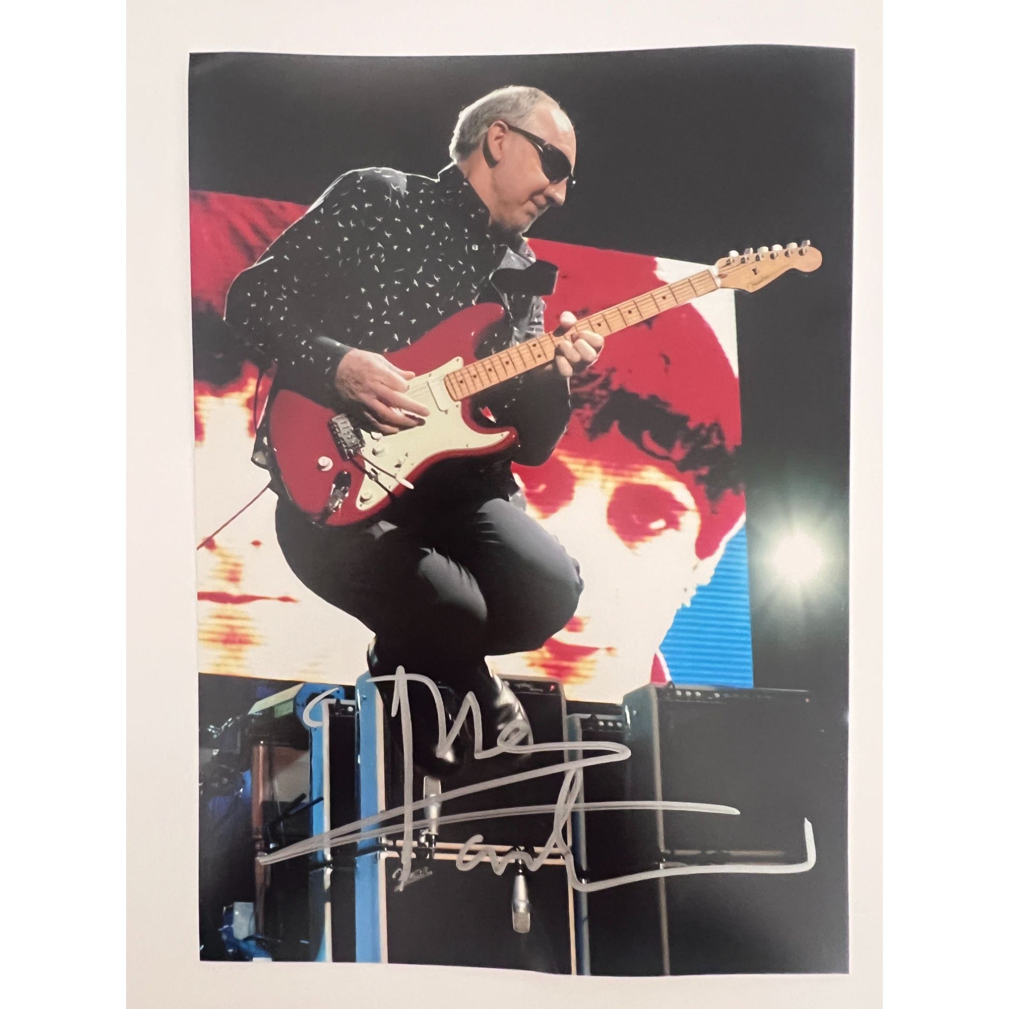 Pete Townshend "The Who" 5x7 photo with proof