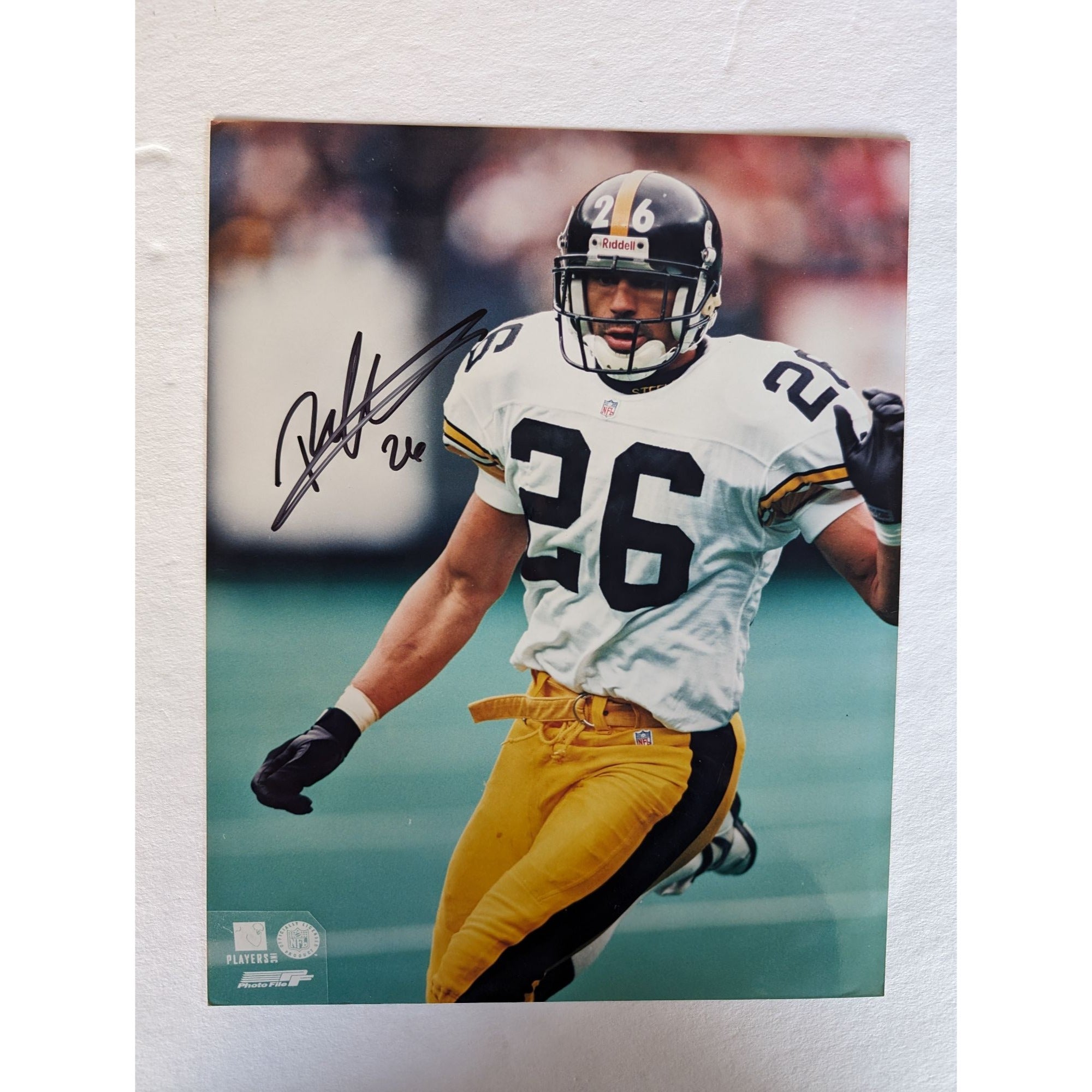 Rod Woodson Pittsburgh Steelers NFL Hall of Famer 8x10 photo signed