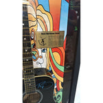 Load image into Gallery viewer, Dave Mathews with sketch Stephan Lessard Boyd Tinsley LeRoi Moore Carter Beauford acoustic guitar signed and framed with proof
