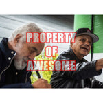 Load image into Gallery viewer, Richard &quot;Cheech&quot; Marin and Tommy Chong MUF DVR metal license plate signed with proof
