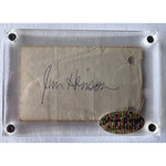 Load image into Gallery viewer, Jim Hanson creator of The Muppets signed autographed book page
