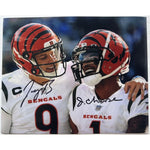 Load image into Gallery viewer, Joe Burrow, Jamarr Chase Cincinnati Bengals 8x10 photo signed with proof
