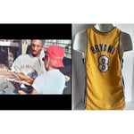 Load image into Gallery viewer, Kobe Bryant Los Angeles Lakers vintage youth xl Nike 8 signed and inscibed &#39;Black Mamba with proof
