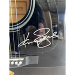 Load image into Gallery viewer, Dolly Parton and Kenny Rogers  one of a kind full size acoustic guitar signed and inscribed &quot;I will always Love You&quot; with photo proof
