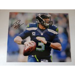 Russell Wilson Seattle Seahawks 8x10 photo signed with proof