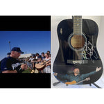 Load image into Gallery viewer, Garth brooks full size acoustic guitar signed with proof
