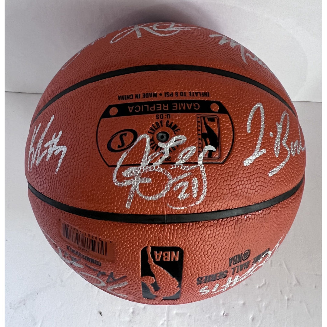 LeBron James Paul George Kevin Durant Carmelo Anthony 2020 Team USA Spalding full size Adams Stern basketball