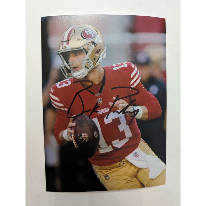 Brock Purdy San Francisco 49ers 5x7 photo signed with proof