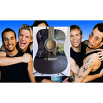 Load image into Gallery viewer, Backstreet Boys full size acoustic guitar signed with proof
