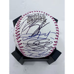 Load image into Gallery viewer, Chicago Cubs 2016 World Series champions team signed commemorative baseball Anthony Rizzo Joe Maddon Kris Bryant WS mvp Ben Zobrist
