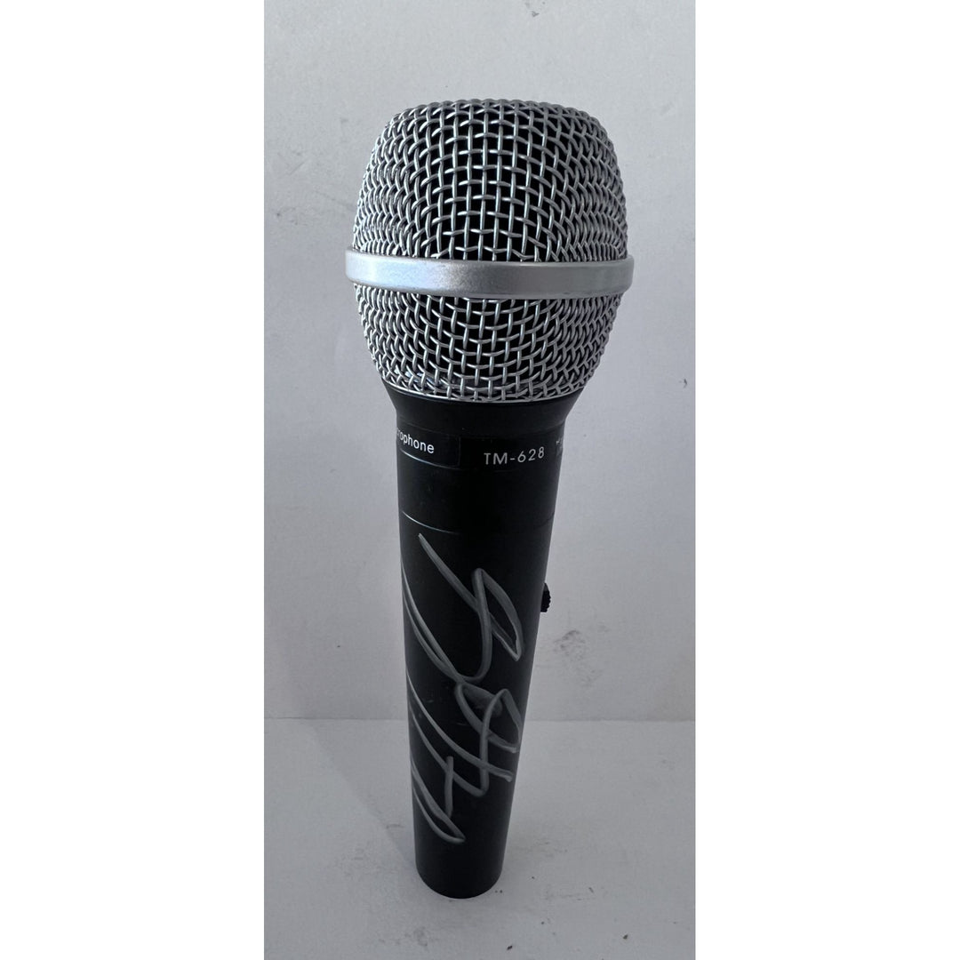 Sam Smith microphone signed with proof