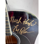 Load image into Gallery viewer, Fleetwood Mac Stevie Nicks Peter Green Mick Fleetwood John and Christy McVie Lindsay Buckingham  full size acoustic guitar signed with proof
