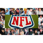 Load image into Gallery viewer, University of Miami Ray Lewis Frank Gore Andre Johnson Brandon Meriwether John Beason 8x10 photo signed
