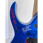 Load image into Gallery viewer, Stevie Vai Ibanez electric guitar signed by 40 all-time great guitar Legends
