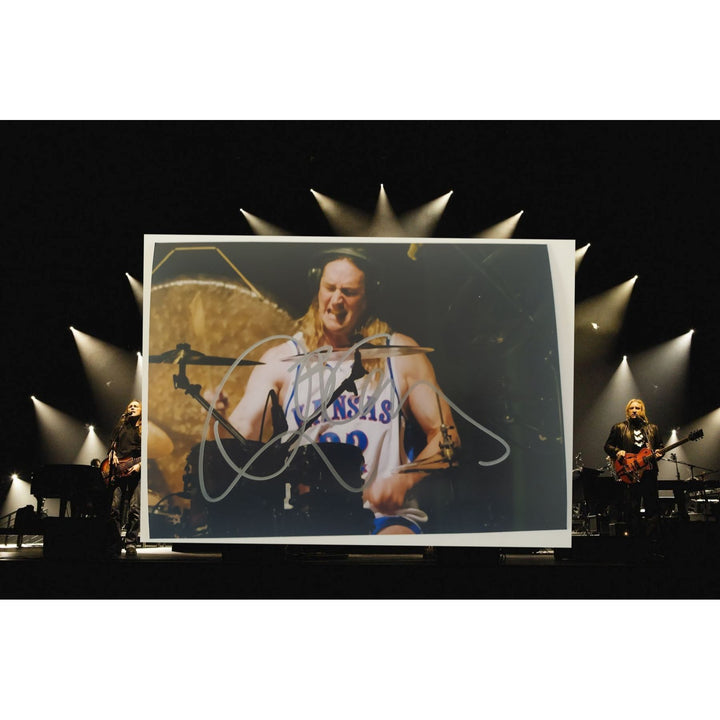 Dana Carey Tool drummer 5x7 photo signed with proof