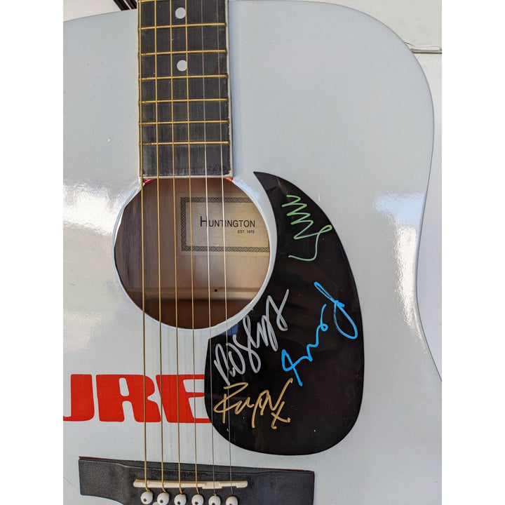 Robert Smith and the Cure full size One of A Kind acoustic guitar signed with proof