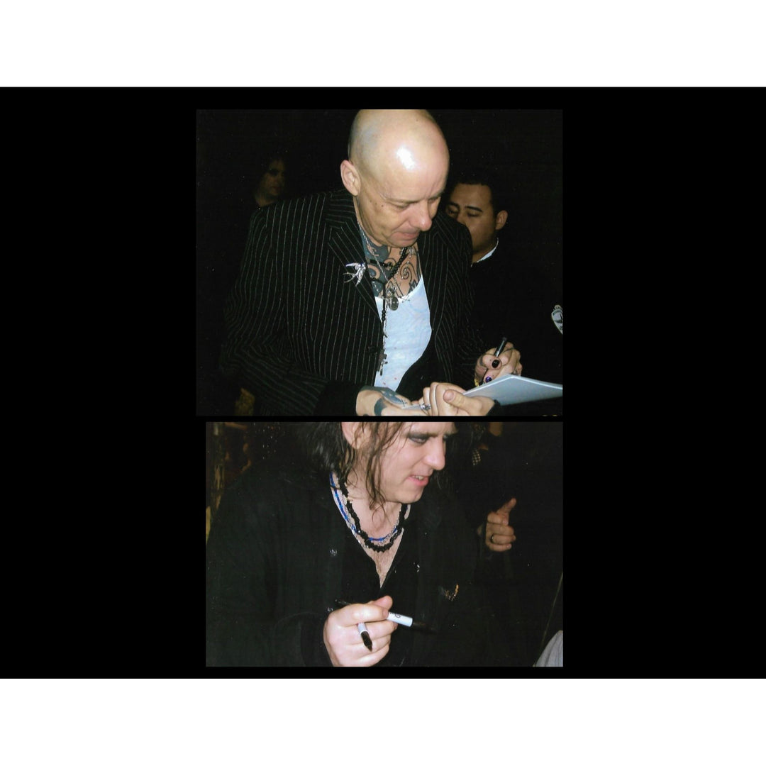 Robert Smith and the Cure full size One of A Kind acoustic guitar signed with proof