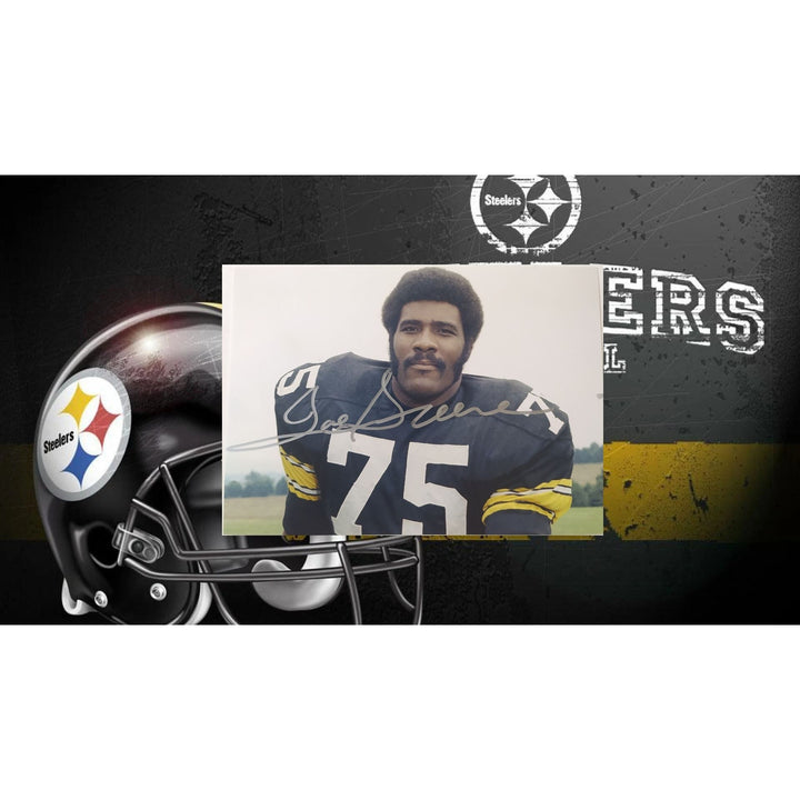 Joe Greene, Pittsburgh, Steelers, Hall of Famers, 5x7 photo, signed, with proof