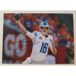 Load image into Gallery viewer, Jared Goff, Detroit, Lions, 5x7 photo, signed, with proof
