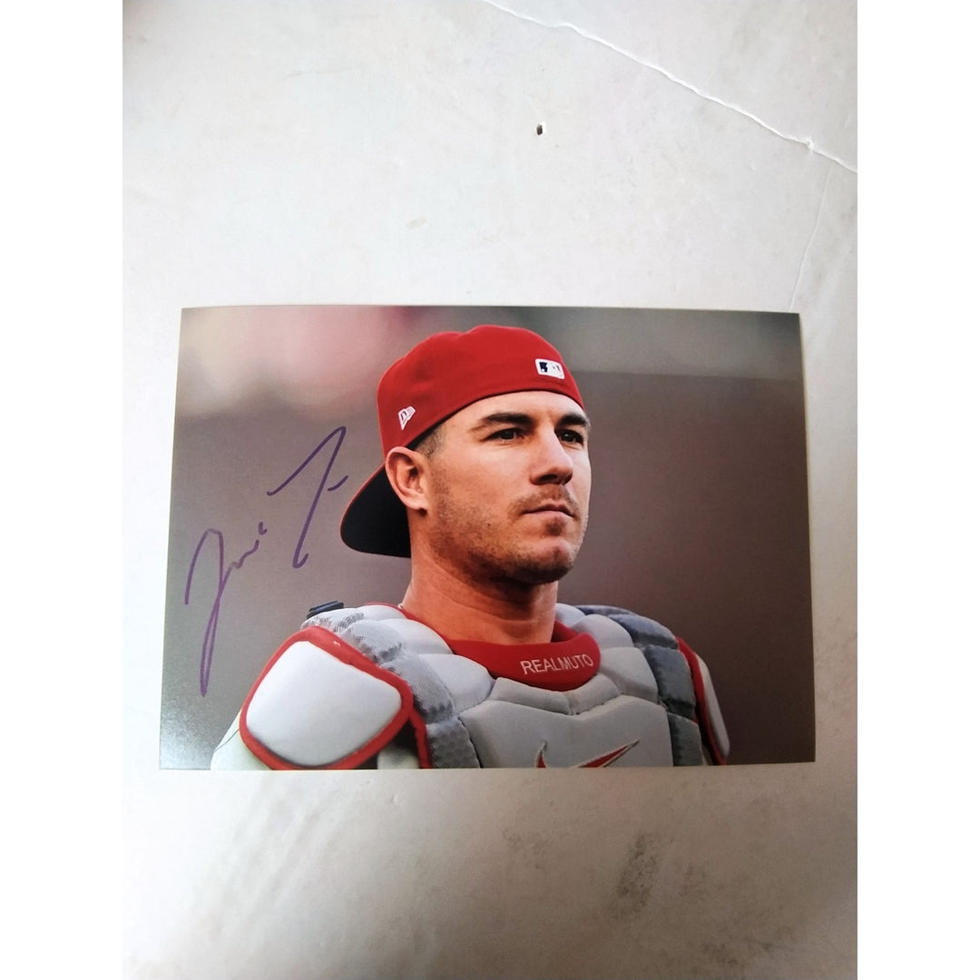 J.T Realmuto, Philadelphia, Phillies, 5x7, photo, signed