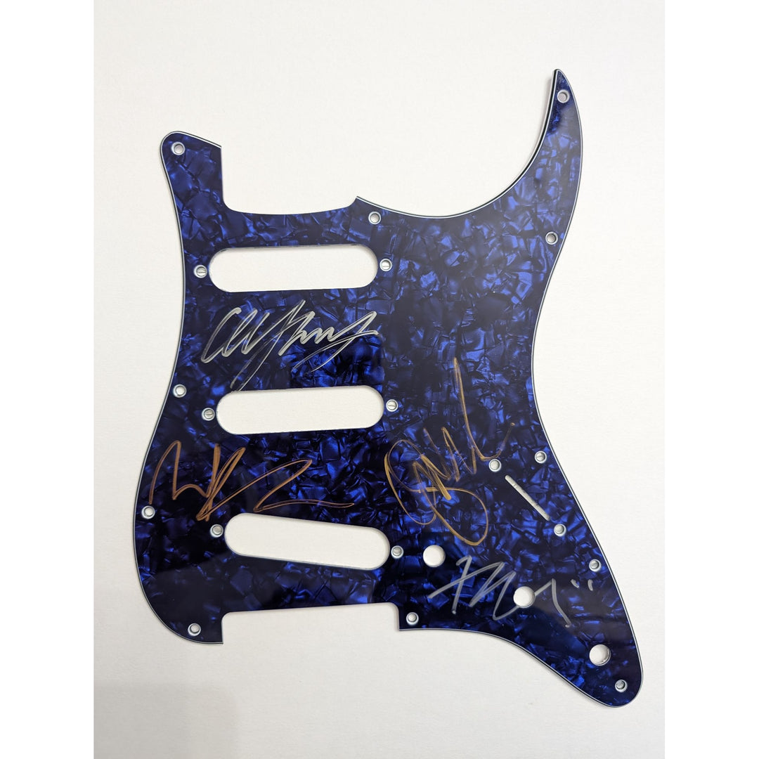 Gwen Stefani No Doubt stratocaster elecetric guitar pickguard signed with proof