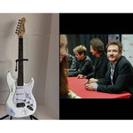 Load image into Gallery viewer, Duran Duran Simon Le Bon, John Taylor, Nick Rhodes Roger Taylor and Andy Taylor Electric full size quitar signed whit proff
