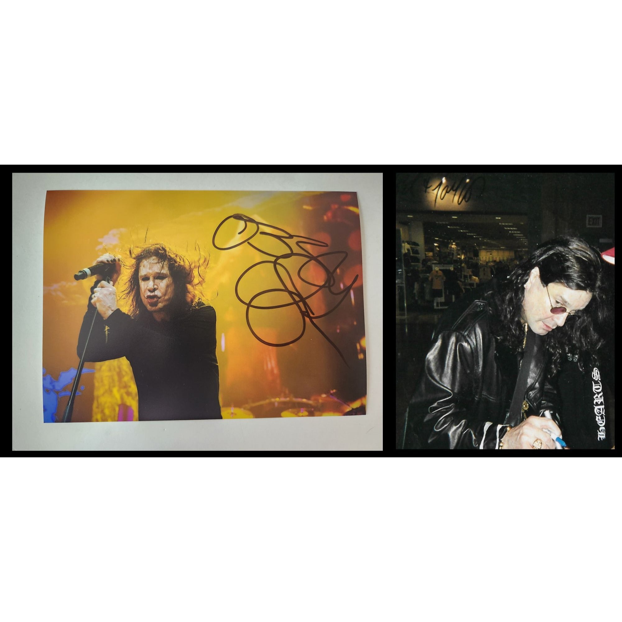 Ozzy Osbourne Black Sabbath lead singer 5x7 photo signed with proof