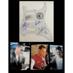 Load image into Gallery viewer, Depeche Mode David Gahan Andrew Fletcher Martin Gore Alan Wilder electric guitar pickguard signed
