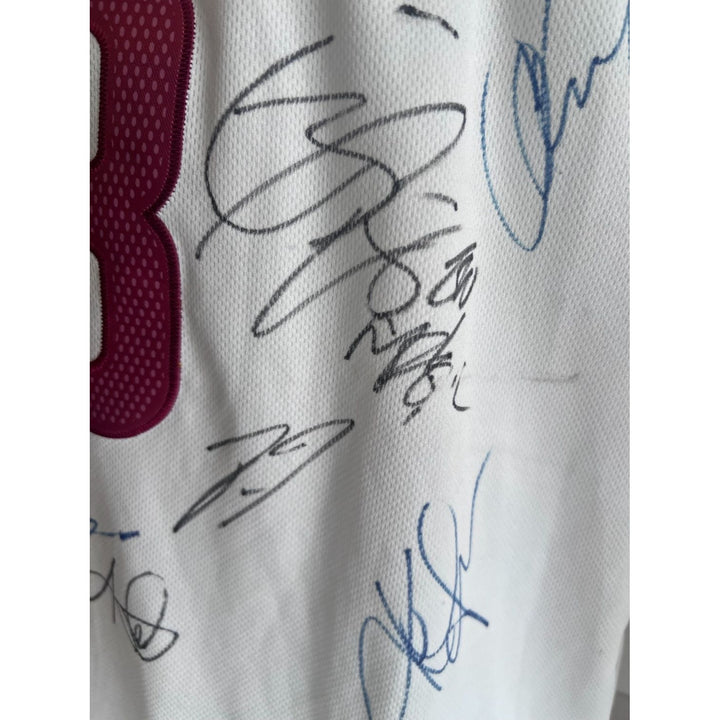 LeBron James Cleveland Cavaliers 2015-16 NBA champs team signed jersey with proof