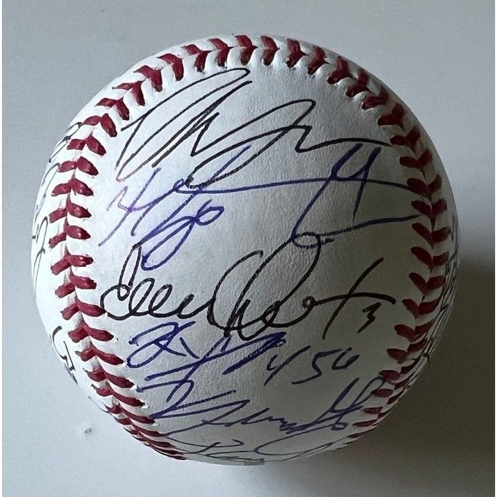 Arizona Diamondbacks Corbin Carroll Zac Gallen 2022 National Champions Rawlings team signed baseball with proof