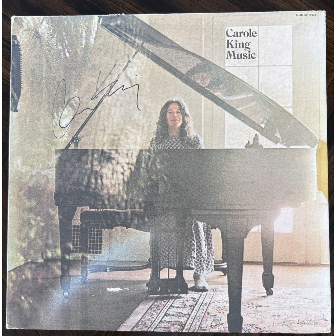 Carole King music LP signed