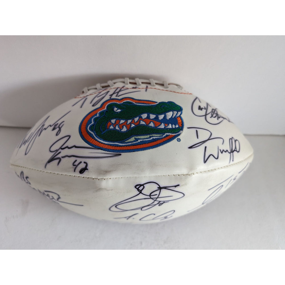 Florida Gators Percy Harvin Chris Collinsworth Danny Warfield Emmitt Smith Javon curse Steve Spurrier Tim Tebow