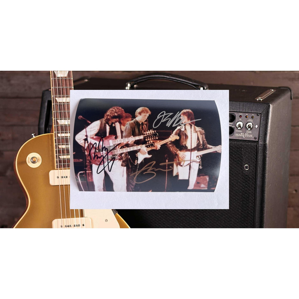 the Yardbirds Jimmy Page Eric Clapton Jeff Beck 5x7 photograph signed with proof