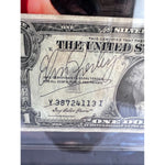 Load image into Gallery viewer, Elvis Presley signed and framed 24x24 inches vintage dollar bill
