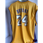 Load image into Gallery viewer, Kobe Bryant &#39;Mamba Out&#39; signed and inscribed Los Angeles Lakers sixe XL Reebok jersey signed with proof
