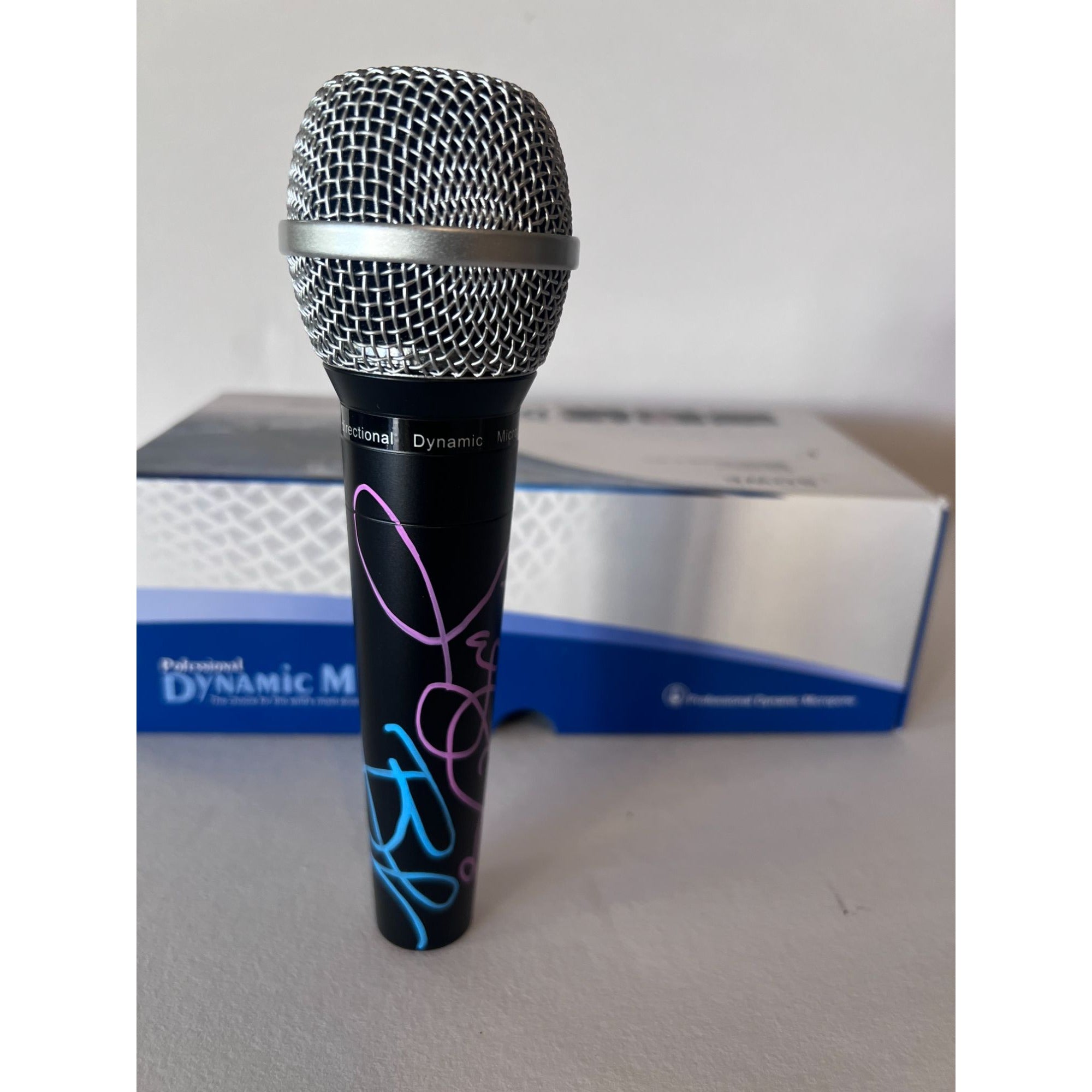 A Star is Born Bradley Cooper, Lady Gaga microphone signed with proof
