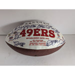 Load image into Gallery viewer, Frank Gore Jim Harbaugh Alex Smith San Francisco 49ers team signed football
