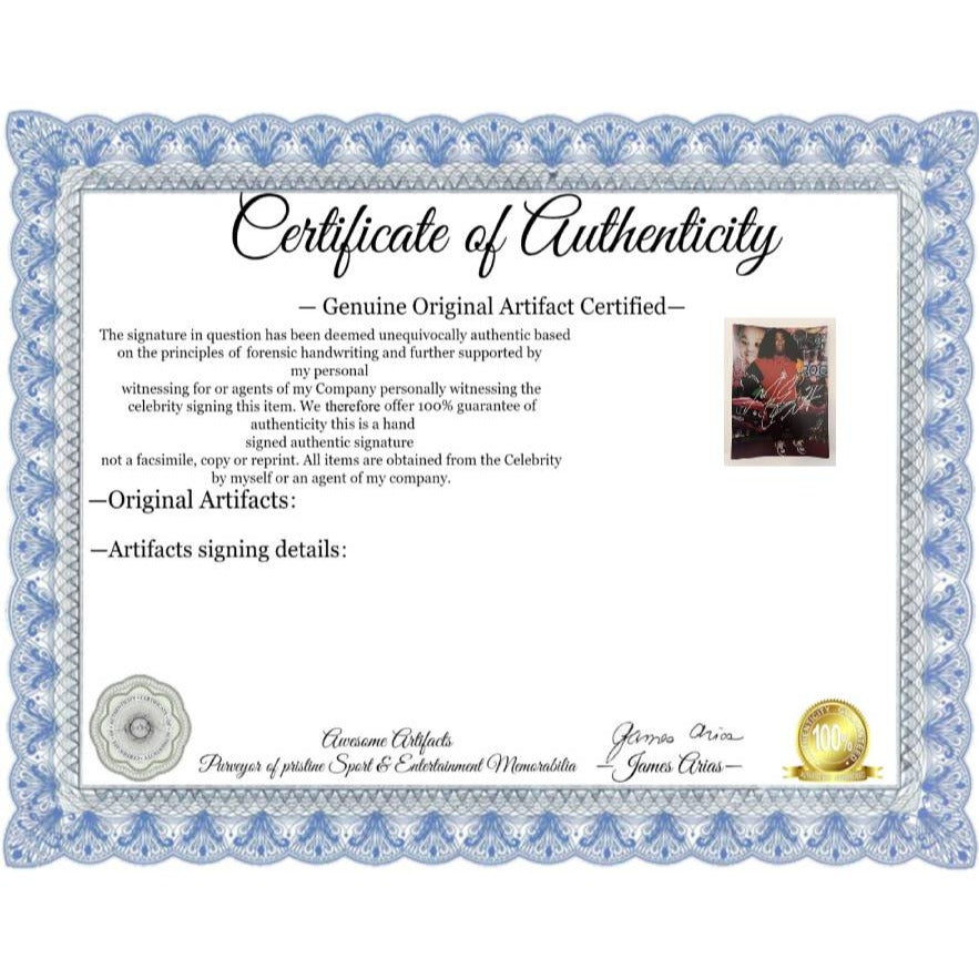 Missy Elliott Melissa Arnette Elliott 5x7 photograph  signed with proof
