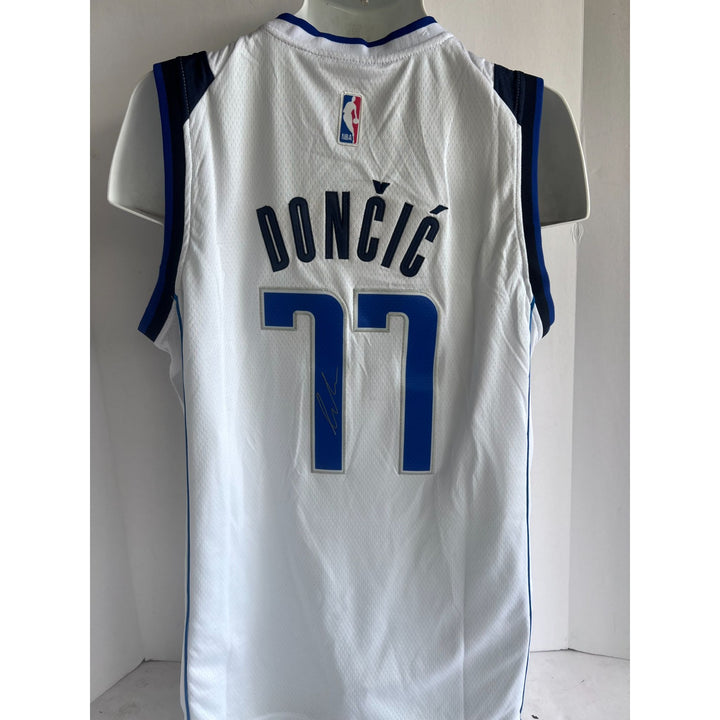 Luka Doncic Dallas Mavericks jersey signed with proof